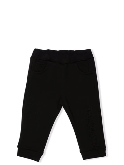Shop Balmain Black Baby Pants