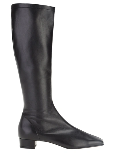 Shop By Far Edie Boots In Black