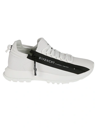 Shop Givenchy Spectre Runner Zip Sneakers In White
