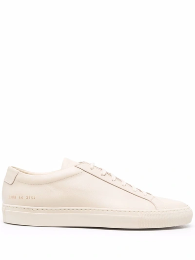 Shop Common Projects Retro Low-top Sneakers In Nude
