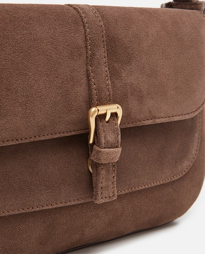 By Far Brown Suede Leather Miranda Bag ModeSens