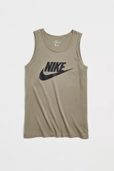 Shop Nike Sportswear Icon Tank Top In Light Grey