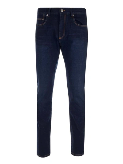 Shop Ermenegildo Zegna Cotton Denim Jeans In Dark Blue