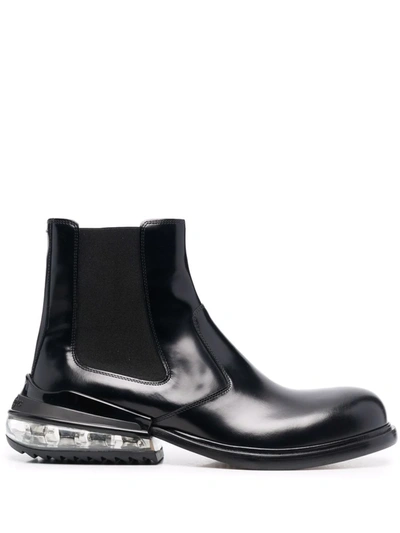 Shop Maison Margiela Airbag Heel Chelsea Boots In Black