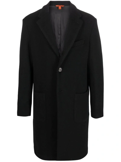 Shop Barena Venezia Tailored Single-breasted Coat In Black