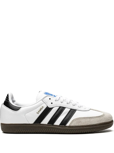 Shop Adidas Originals Samba Adv "white/black" Sneakers