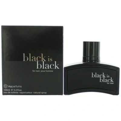 Shop Nu Parfums Black Is Black /  Edt Spray 3.4 oz (100 Ml) (m)