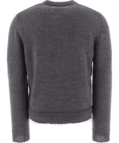 Shop Maison Margiela "anonymity Of The Lining" Sweater In Grey
