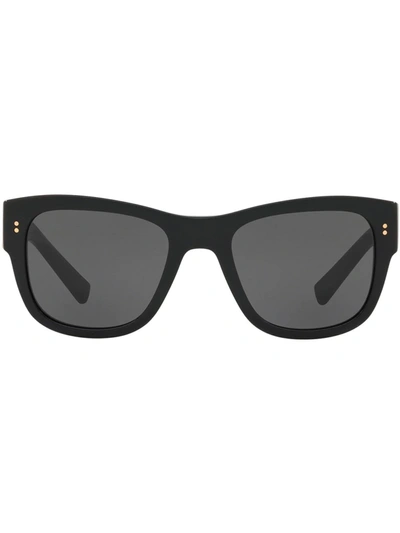 Shop Dolce & Gabbana Domenico Square-frame Sunglasses In Schwarz
