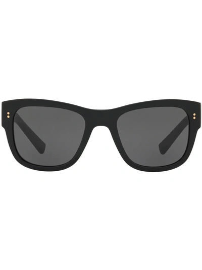 Dolce & Gabbana Domenico Square-frame Sunglasses In Schwarz