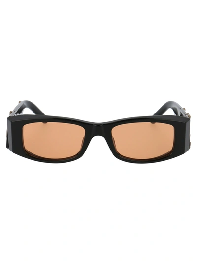 Shop Palm Angels Peri001 - Pa01 Sunglasses In 1020 Black Orange