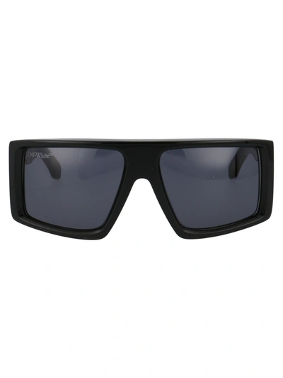 Shop Off-white Oeri004 - Alps Sunglasses In 1007 Black Dark Grey