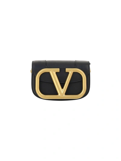 Shop Valentino Small Shoulder Bag In Nero