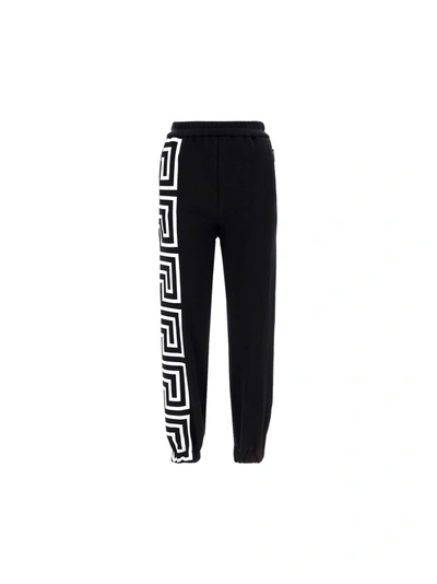 Shop Versace Givenchy Sweatpants In Nero+bianco
