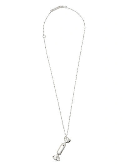 Shop Ambush Candy Charm Necklace In Silver