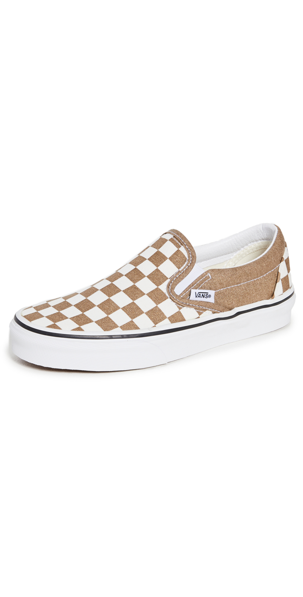 vans tan checkered