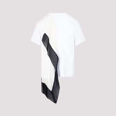 Shop Sacai Cotton T-shirt Tshirt In White