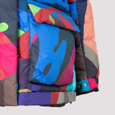 Shop Sacai Kaws Printed Blouson Jacket In Multicolour