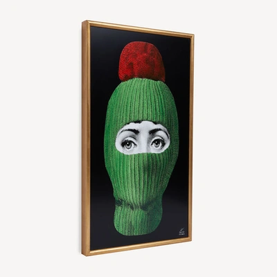Shop Fornasetti Panel Lux Gstaad In Green/red/black