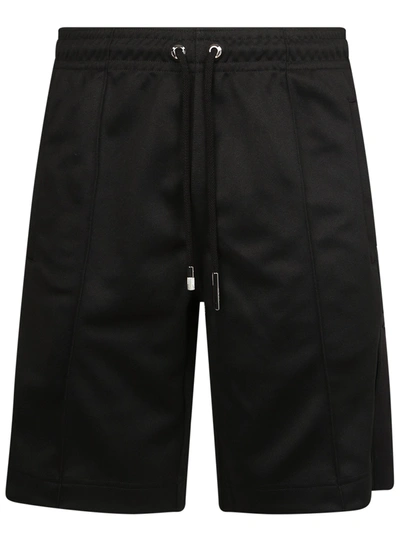 Shop Givenchy Webbing Jogger Shorts In Black