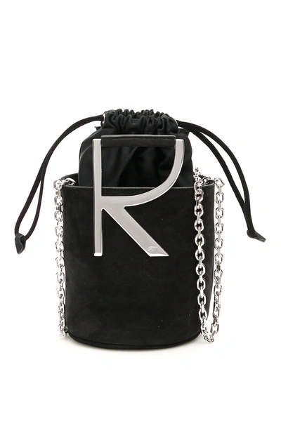 Shop Roger Vivier Rv Mini Bucket Bag In Black