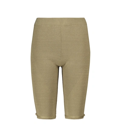 Shop Jacquemus Le Short Sierra Linen-blend Shorts In Green