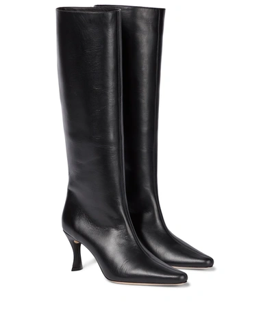 Stevie 42 Black Smooth Calf Leather - BY FAR