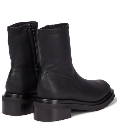 Shop By Far Kah Leather Ankle Boots In Black