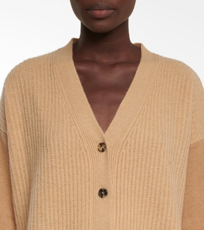 Shop Marni Cashmere Cardigan In Brown