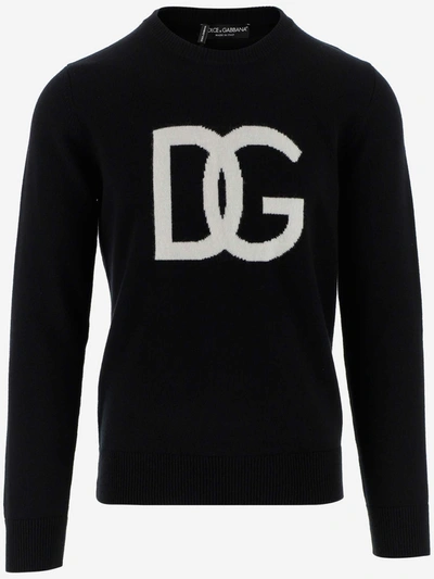 Shop Dolce & Gabbana Sweaters In Nero