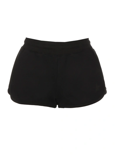 Shop Golden Goose Deluxe Brand Star Printed Elasticated Shorts In Black