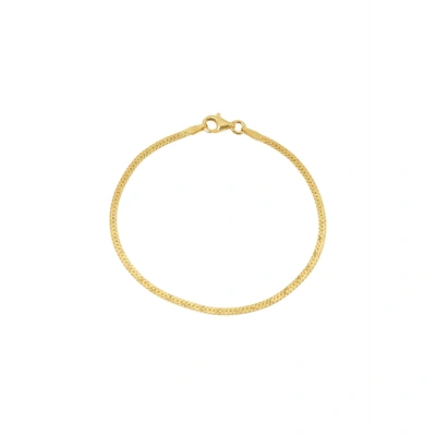 Shop Daisy London X Estée Lalonde Flat Snake 18kt Gold-plated Bracelet