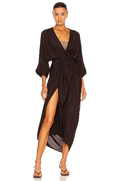 Shop Haight Knot Dress In Black