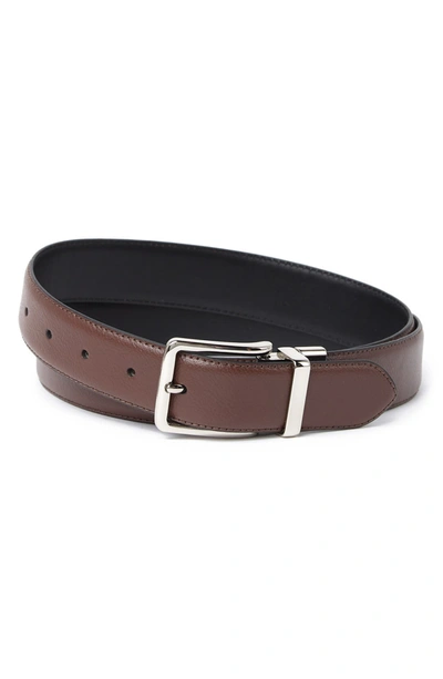 Shop Cole Haan 35mm Reversible Belt In Brown/ Black