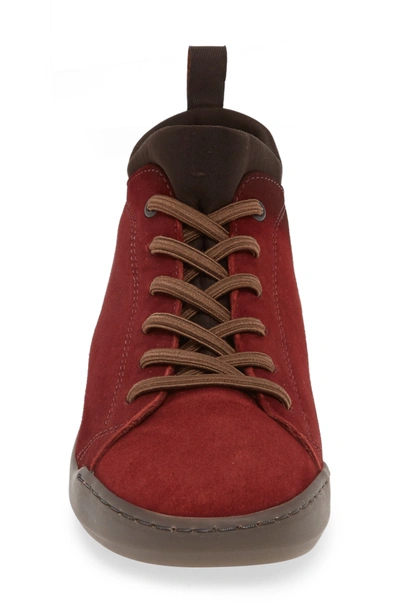 Shop Softinos By Fly London Biel Sneaker In Dark Red Leather