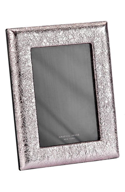 Shop Graphic Image Leather Picture Frame In Rose Gold