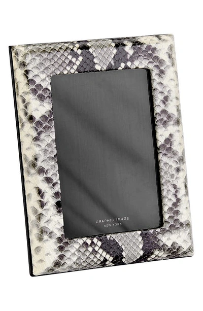 Shop Graphic Image Leather Picture Frame In Black And White