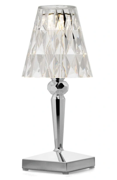 Shop Kartell Rechargeable Battery Lamp In Chrome