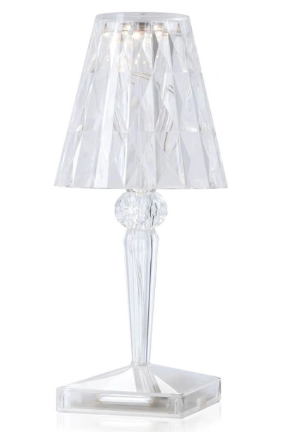 Shop Kartell Rechargeable Battery Lamp In Crystal