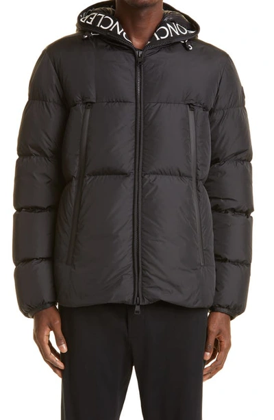 Shop Moncler Montcla Quilted Down Puffer Jacket In Black