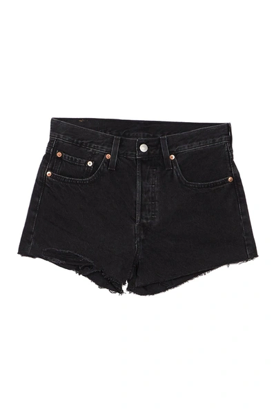 Shop Levi's ® Levis 501 Original Cutoff Shorts In Lunar Black