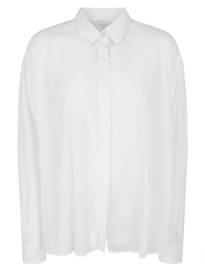 Shop Xacus Oversized Shirt In White