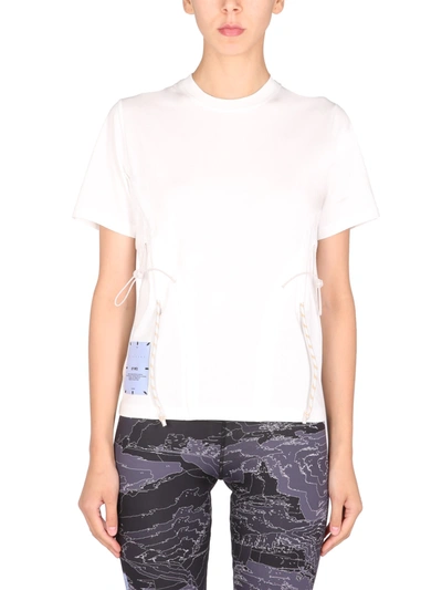 Shop Mcq By Alexander Mcqueen Drawcord T-shirt In Bianco