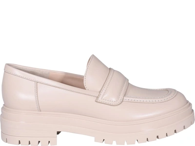 Shop Gianvito Rossi Argo Loafers In Pink