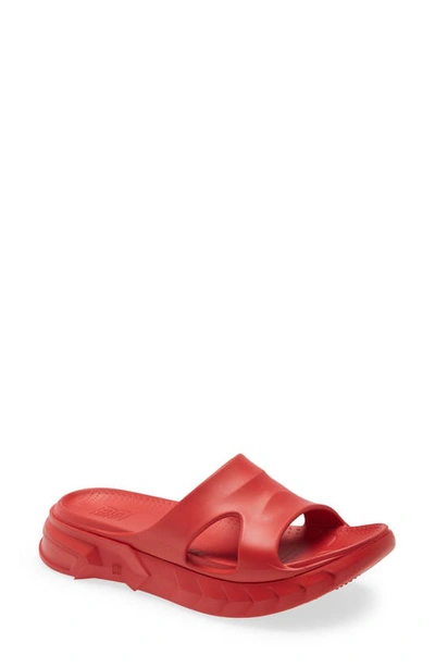 Shop Givenchy Marshmallow Slide Sandal In Red