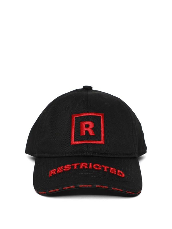 Vetements Restricted Pentagramembroidered Baseball Cap In Black ModeSens