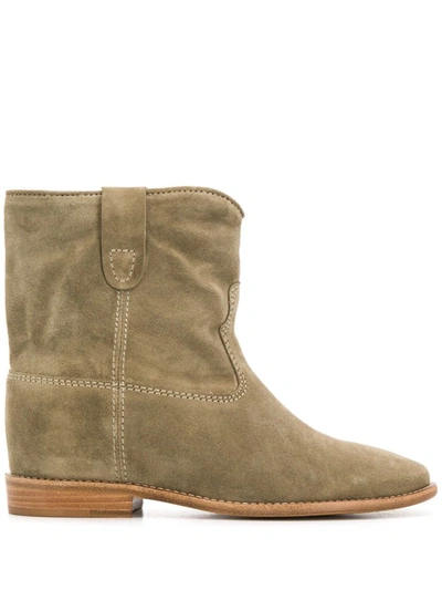 Shop Isabel Marant Crisi Slouch Boots In Brown