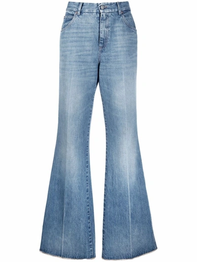 Shop Gucci Eco-washed Organic Denim Jeans In Blue