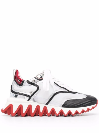 Shop Christian Louboutin Sharkina Low-top Sneakers In White