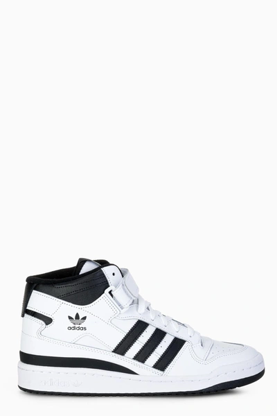 Shop Adidas Originals Forum Mid Sneakers In White